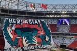 韦世豪晒蓉城tifo：为了成都！亚洲之巅！BEST FANS！！！